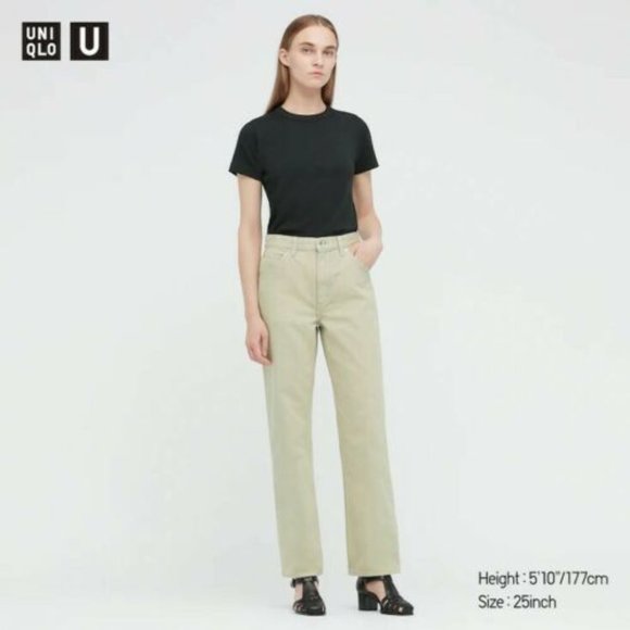 Uniqlo x Christophe Lemaire U REGULAR-FIT STRAIGHT JEANS Size 22 - Picture 2 of 8